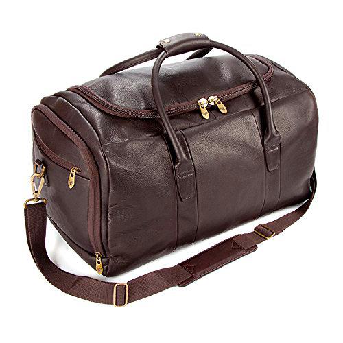 Falcon Falcon Colombian Leather Weekend Bag | Hand Luggage Perfect for Travelling Brown FI6708 Equipaje de Mano