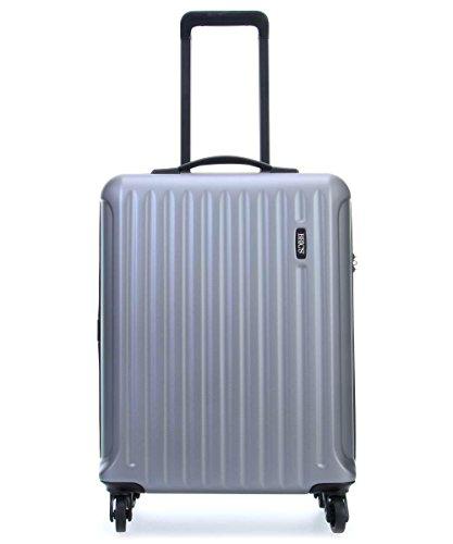 Bric's Riccione Trolley para portátil, 55 cm, Azul (Light Silver)