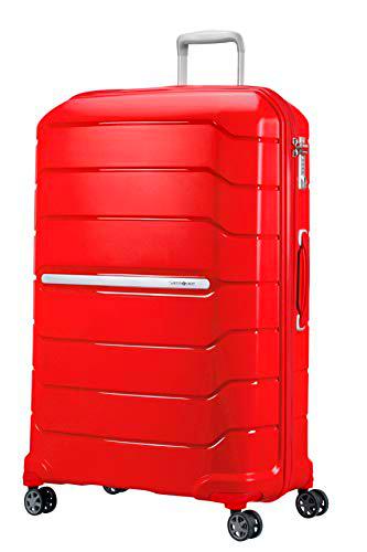 Samsonite Flux - Spinner Equipaje de Mano, 81 cm, 145 litros, Rojo (Red)