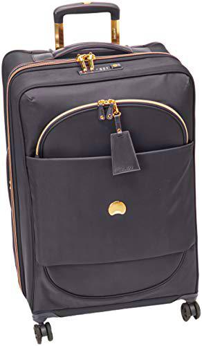 Delsey MONTROUGE: Maleta Mediana 4 Ruedas Dobles 69 CM, Negro