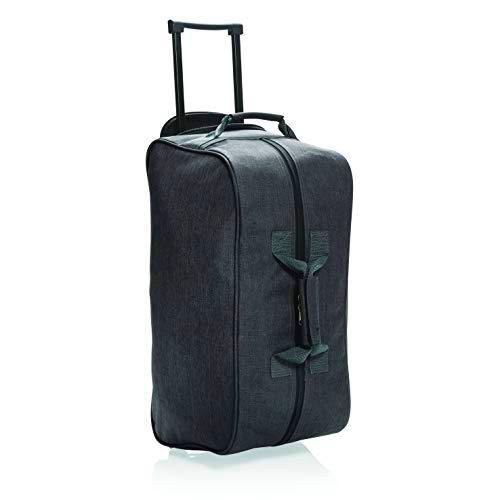 XD Basic Weekend Trolley, Black Equipaje de Mano 55 Centimeters 40 Negro (Black)