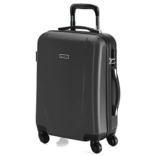 ITACA - Maleta Cabina de Viaje Rígida 4 Ruedas Trolley 55 cm ABS