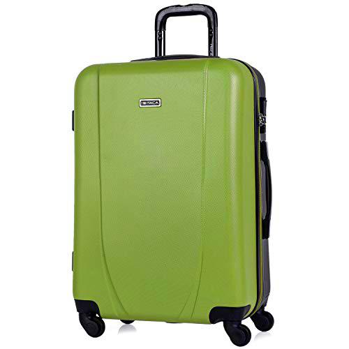 ITACA - Maleta de Viaje Rígida 4 Ruedas Trolley 65 cm Mediana de ABS