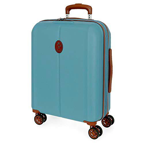 El Potro Ocuri Maleta de Cabina Azul 40x55x20 cms Rígida ABS Cierre TSA 37L 3,3Kgs 4 Ruedas Dobles Extensible Equipaje de Mano