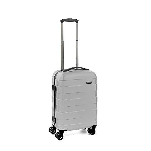 Roncato Rv18 Maleta Cabina avión Plata, Medida: 55 x 40 x 20 cm