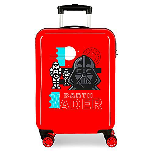 Star Wars Galactic Empire Maleta de cabina Roja 38x55x20 cms Rígida ABS Cierre de combinación lateral 34L 2 kgs 4 Ruedas dobles Equipaje de Mano