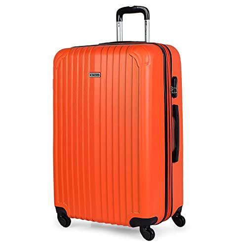 ITACA - Maleta de Viaje Grande XL Rígida 4 Ruedas Trolley 76 CM de Abs