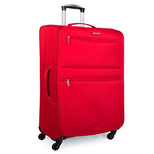 ITACA - Maleta Cabina Avion 55x30x20 cm Trolley 4 Ruedas Poliéster EVA