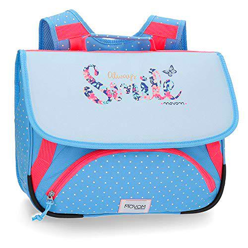 Movom Always Smile Mochila Carterón Azul 37x30x14,5 cms Poliéster 16.1L