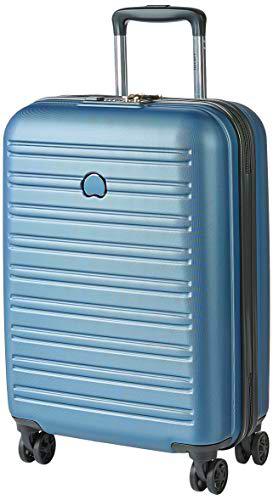 Delsey SEGUR 2.0: Maleta Cabina 4 Ruedas Dobles 55CM, Azul