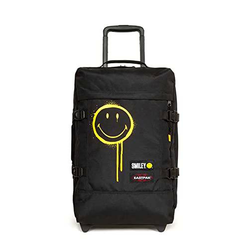 Eastpak Tranverz S Maleta, 51 cm, 42 L, Negro (Smiley Graffiti Black)