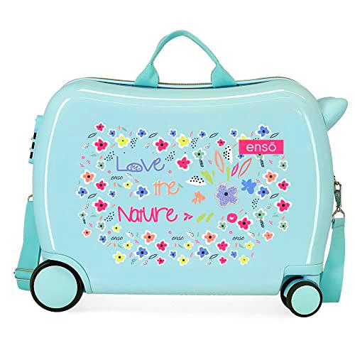 Enso Love The Nature Maleta Infantil Verde 50x39x20 cms Rígida Poliéster Cierre de combinación Lateral 34L 3 kgs 4 Equipaje de Mano