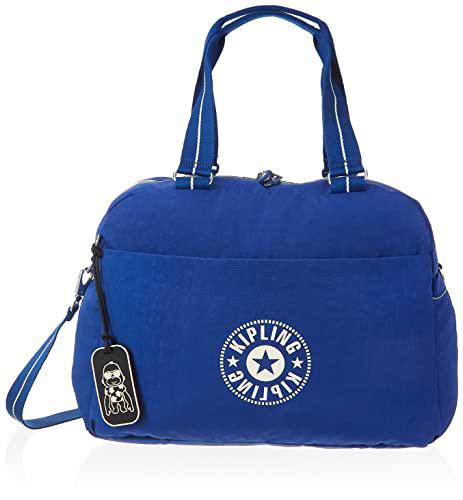 Kipling DENY, Equipaje de mano Mujer, Azul (Admiral Blue CL)