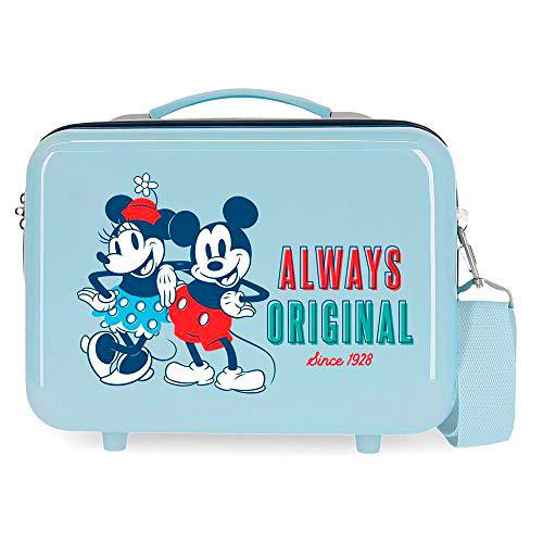 Disney Always Original Neceser Adaptable Azul 29x21x15 cms Rígida ABS 9,14L