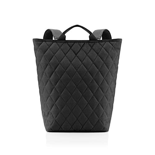 reisenthel shopper-backpack rhombus black - mochila urbana con estilo