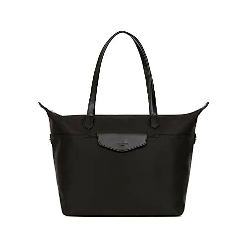 Hexagona-Pop, Hexagona Paris-Bolso Bandolera-Mujer-Colección Pop-Negro-en Nylon-Bolso Bandolera-Bolso Mujer-Bolso Bandolera-Bolso pequeño-Bolso Bandolera Mujer