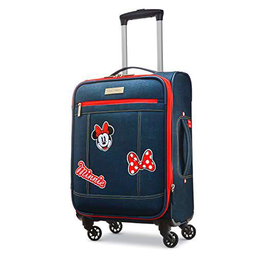 American Tourister Disney Hardside Equipaje con Ruedas giratorias Minnie Mouse Denim Krush Talla única