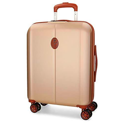 El Potro Ocuri Maleta de Cabina Beige 40x55x20 cms Rígida ABS Cierre TSA Integrado 37L 2,82 kgs 4 Ruedas Dobles Equipaje de Mano