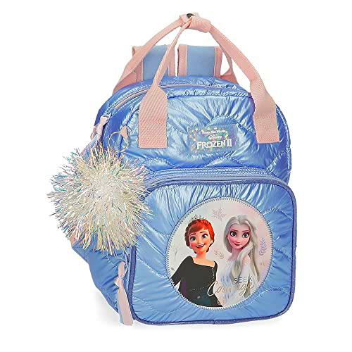 Disney Frozen Seek Courage Mochila Preescolar Azul 23x28x10 cms Poliéster 6,44L