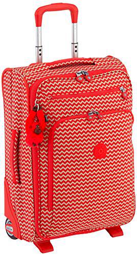 Kipling Trolley para portátil, Youri 55 Chevron, Rojo