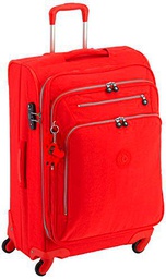 Kipling Trolley para portátil, Youri Spin 68 Cardinal, Rojo