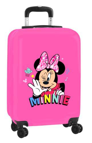 Safta-612212851 Trolley Cabina 20&quot; Minnie Mouse Lucky 34,5X55X20Cm