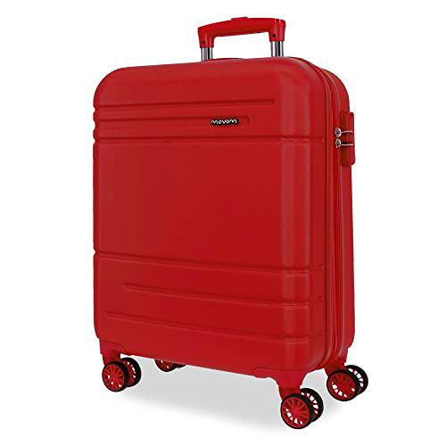 Movom Galaxy Maleta de cabina Rojo 40x55x20 cms Rígida ABS Cierre de combinación lateral 37L 3,08 kgs 4 Ruedas dobles Equipaje de Mano