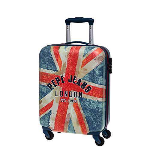 Pepe Jeans London Maleta de Cabina, Diseño Bandera