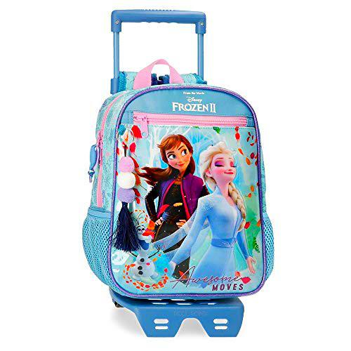 Disney Frozen Awesome Moves Mochila con Carro, 28cm, Azul