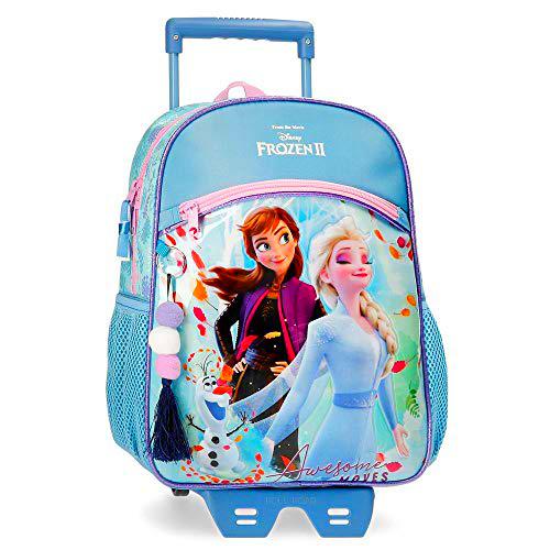 Disney Frozen Awesome Moves Mochila con Carro, 33cm, Azul