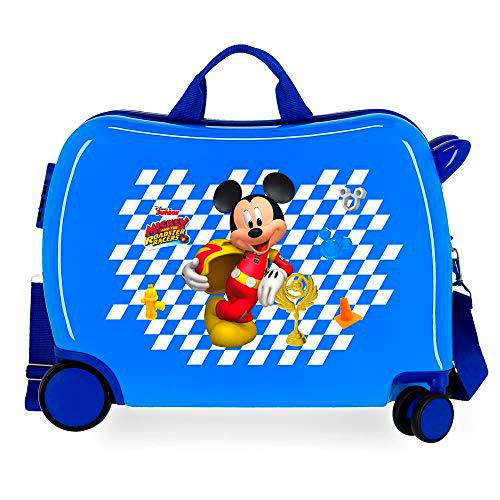 Disney Good Mood Maleta Infantil Azul 50x38x20 cms Rígida ABS Cierre de combinación Lateral 34L 3 kgs 4 Equipaje de Mano