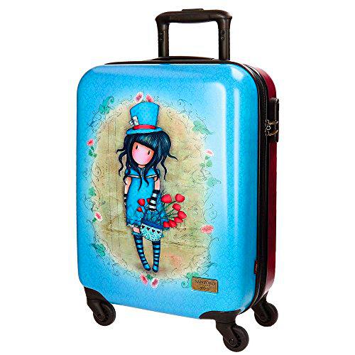 Gorjuss The Hatter Equipaje de Mano, 55 cm, 33 Litros, Azul