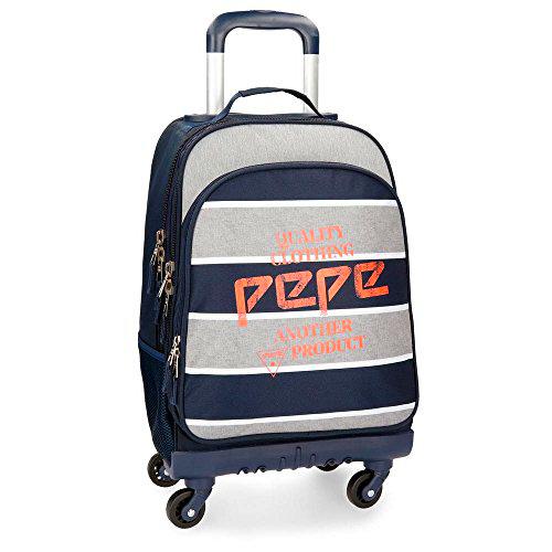 Mochila con ruedas Pepe Jeans Pierre 4R