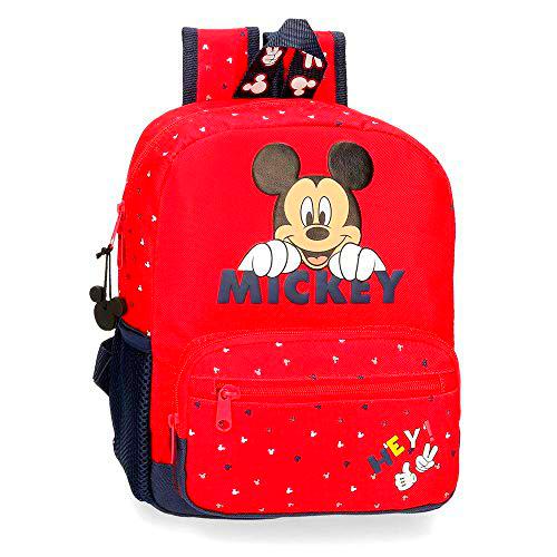 Mochila Happy Mickey Preescolar 28cm Adaptable