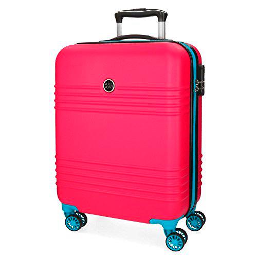 Roll Road India Maleta cabina, 55 cm, Fucsia