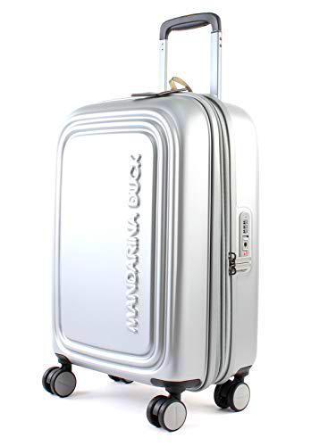 Mandarina Duck LOGODUCK + Trolley Cabin EXP Silver (plata) 35x55x23/26(LxHxW)