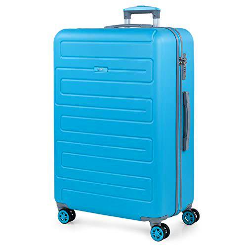 SKPAT - Maleta de Viaje Grande 4 Ruedas Trolley 76 cm Rígida de ABS