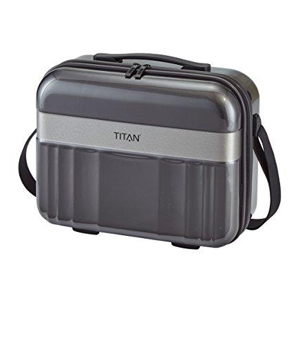 TITAN Maletín de Maquillaje de Mano con Bolsa de Líquidos + Función de Sujeción