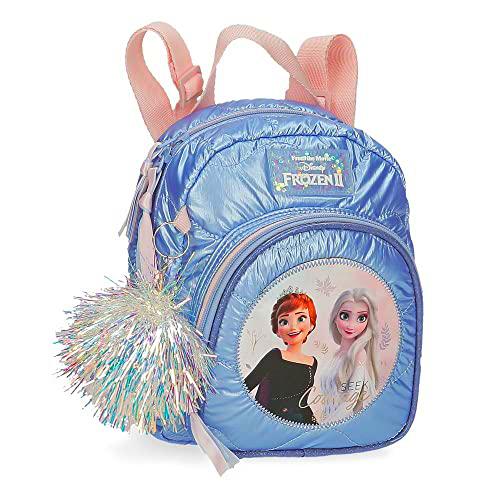 Disney Frozen Seek Courage Mochila de Paseo Azul 19x23x8 cms Poliéster 3,5L