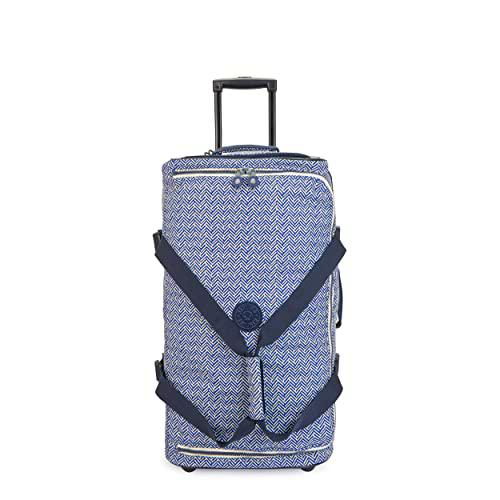 Kipling Teagan M, Vertical para Mujer, Beige (Chevron Urbano)