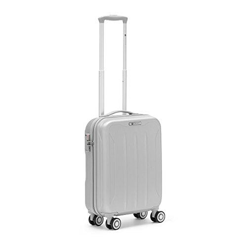 R Roncato Flight 4r Trolley Cabina Trolley para portátil 55 Centimeters Plateado (Argento)