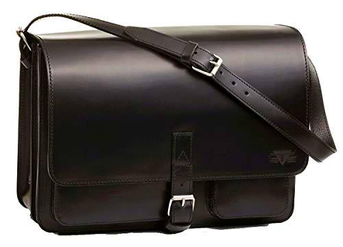 Mika 28072601 - Bolso de Hombro Scotty de Piel auténtica