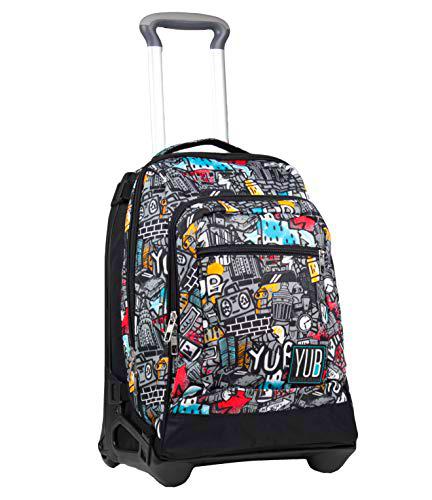 YUB Trolley Tech Graffiti 2 en 1 Mochila desmontable