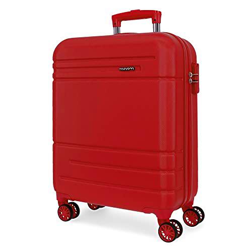 Movom Galaxy Maleta de cabina Rojo 40x55x20 cms Rígida ABS Cierre de combinación lateral 37L 3,08 kgs 4 Ruedas dobles Equipaje de Mano