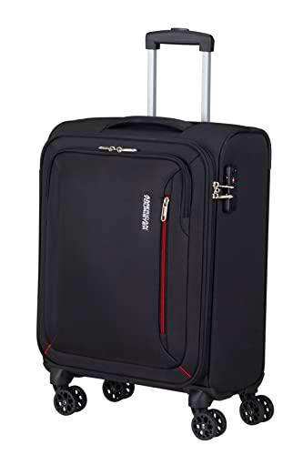 American Tourister Hyperspeed, Carrito con Ruedas, Negro (Jet Black), S (55 cm