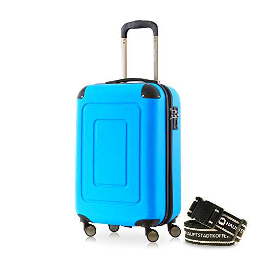 Happy Trolley Lugano Equipaje de mano 55 centimeters 40 Azul (Cyan Blau)