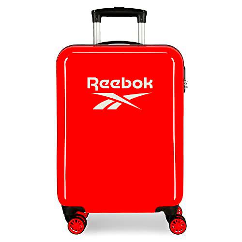 Reebok Maveryck Maleta de cabina Rojo 38x55x20 cms Rígida ABS Cierre de combinación lateral 34L 2,86 kgs 4 Ruedas dobles Equipaje de Mano