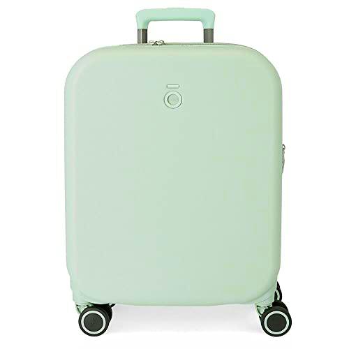 Enso Annie Maleta de cabina Verde 40x55x20 cms Rígida ABS Cierre TSA integrado 37L 3,22 kgs 4 Ruedas dobles Equipaje de Mano