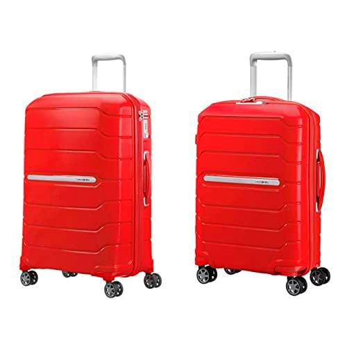 Samsonite Flux, Equipaje De Mano Unisex Adulto, Rojo, 68 Cm Flux