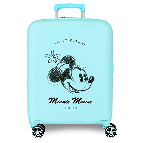 Disney Minnie You Are Magic Maleta de Cabina Azul 40x55x20 cms Rígida ABS Cierre TSA Integrado 38,4L 2,82 kgs 4 Ruedas Dobles Equipaje Mano